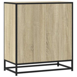Berkfield Sideboard Sonoma Oak 68X35X76 Cm Engineered Wood And Metal - thumbnail 7