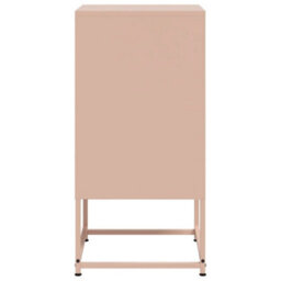 Berkfield Bedside Cabinets 2 Pcs Pink 36X39X78 Cm Steel - thumbnail 7