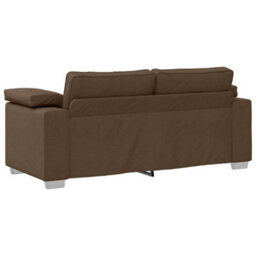 Vidaxl Sofa With Cushion Brown 180 X 77 X 82 Cm Fabric - thumbnail 4