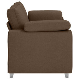 Vidaxl Sofa With Cushion Brown 180 X 77 X 82 Cm Fabric - thumbnail 6