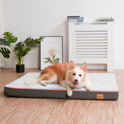 Bingopaw 110X85X10Cm Waterproof Dog Bed Large Orthopedic Memory Foam Mattress Pet Crate Bed - thumbnail 7