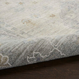 Light Grey Traditional Bordered Persian Floral Rug For Living Room Bedroom And Dining Room-119Cm X 180Cm - thumbnail 6