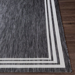 Livabliss Eagean Vintage Grey Cream Indoor & Outdoor Rug 200 X 275 Cm Easy To Clean, Perfect For Balcony Or Dining Room - thumbnail 5