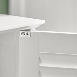 Sobuy Frg237-W, Under Sink Cabinet Vanity Unit Bathroom Cabinet With 2 Shutter Doors,white,w60Xd35Xh58 - thumbnail 8