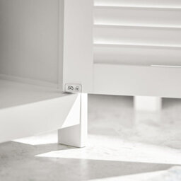 Sobuy Frg237-W, Under Sink Cabinet Vanity Unit Bathroom Cabinet With 2 Shutter Doors,white,w60Xd35Xh58 - thumbnail 9