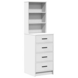 Walplus Dressing Table 3 Pcs White 40 X 41 X 135 Cm Engineered Wood - thumbnail 6