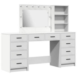 Walplus Dressing Table 3 Pcs White 40 X 41 X 135 Cm Engineered Wood - thumbnail 2