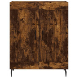 Berkfield Elegant Highboard Smoked Oak 69.5X34X180 Cm Engineered Wood - thumbnail 8
