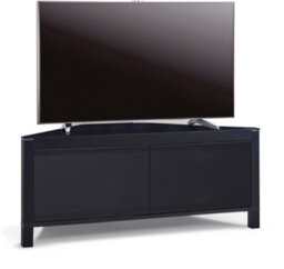 "Mda Designs Volans Tru-Corner Remote Friendly Doors Walnut/black Reversible Panel Lcd/plasma/led Tv Up To 42"" Corner Tv Cabinet" - thumbnail 2