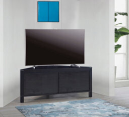 "Mda Designs Volans Tru-Corner Remote Friendly Doors Walnut/black Reversible Panel Lcd/plasma/led Tv Up To 42"" Corner Tv Cabinet" - thumbnail 4