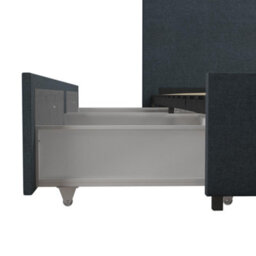 Novogratz Kelly Bed With Storage Fabric Navy, Double - thumbnail 6