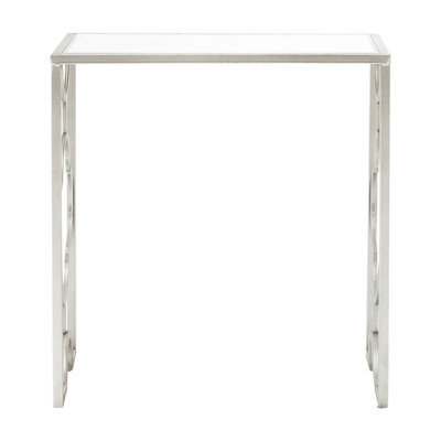 Orsina Set Of Two Merlin Silver Leaf Side Tables - image 1