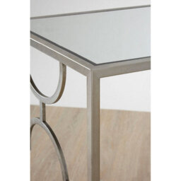 Orsina Set Of Two Merlin Silver Leaf Side Tables - thumbnail 4