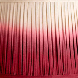 Pacific Lifestyle 25Cm Fuchsia Pink Ombre Soft Pleated Tapered Lampshade - thumbnail 3