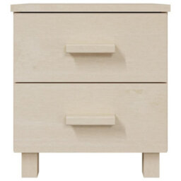 Berkfield Bedside Cabinets 2 Pcs Honey Brown 40X35X44.5 Cm Solid Pinewood - thumbnail 4