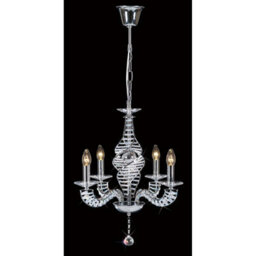 Luminosa Lighting Luminosa Santo Pendant 4 Light E14 Polished Chrome/crystal - thumbnail 2