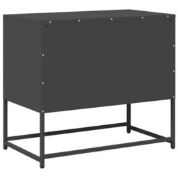 Berkfield Tv Cabinet Black 68X39X60.5 Cm Steel - thumbnail 8