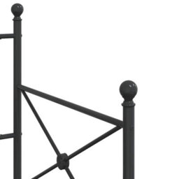 Walplus Day Bed Without Mattress Black 90X200 Cm Steel - thumbnail 8