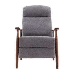 Living And Home Manual Fabric Recliner Chair Armchair Sofa Chair With Foldable Footrest - thumbnail 3