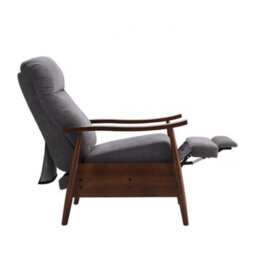 Living And Home Manual Fabric Recliner Chair Armchair Sofa Chair With Foldable Footrest - thumbnail 6