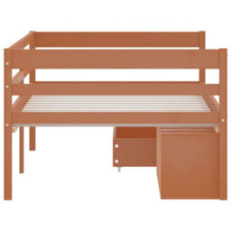 Vidaxl Bed Frame With Storage Without Mattress Honey Brown 90X200 Cm - thumbnail 5