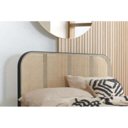 Birlea Margot King Rattan Bed Black - thumbnail 3