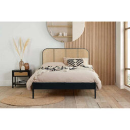Birlea Margot King Rattan Bed Black - thumbnail 2