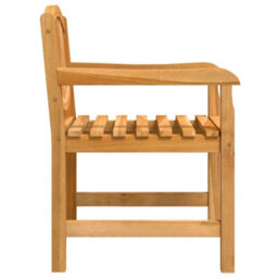 Berkfield 5 Piece Garden Dining Set Solid Wood Teak - thumbnail 6