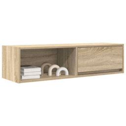 Berkfield Tv Cabinet Sonoma Oak 100X31X25.5 Cm Engineered Wood - thumbnail 4