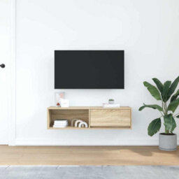 Berkfield Tv Cabinet Sonoma Oak 100X31X25.5 Cm Engineered Wood - thumbnail 3