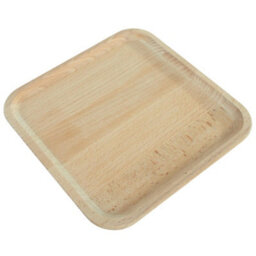 Woodeedoo Square Wooden Tray Untreated Catchall Organiser For Keys Coins Wallet Watches Desk Entryway Nightstand 19 X 19 X Cm - thumbnail 5