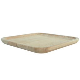 Woodeedoo Square Wooden Tray Untreated Catchall Organiser For Keys Coins Wallet Watches Desk Entryway Nightstand 19 X 19 X Cm - thumbnail 6