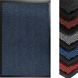 Heavy Duty Indoor & Outdoor Rubber Non-Slip Absorbent Barrier Mat - Blue 60 X 180 Cm - thumbnail 2