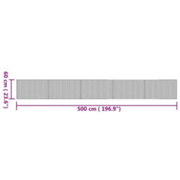 Berkfield Rug Rectangular Nature 60X500 Cm Bamboo - thumbnail 8