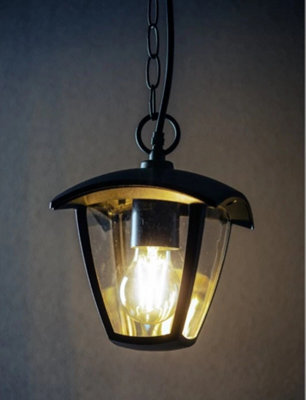 CGC Lighting Cgc Black Outdoor Chain Outdoor Hanging Lantern Light - image 1