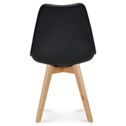 Bravich Rocco Tulip Dining Chair - Black - Set Of 4 - thumbnail 7