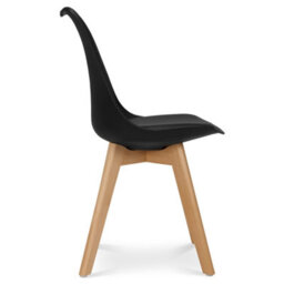 Bravich Rocco Tulip Dining Chair - Black - Set Of 4 - thumbnail 8