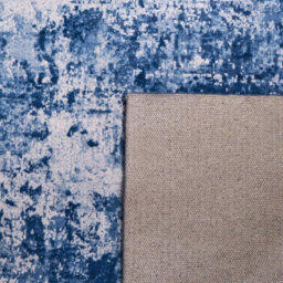OHS Abstract Rug Washable Carpet Living Room Bedroom Mat, Navy - 120 X 170Cm - thumbnail 5