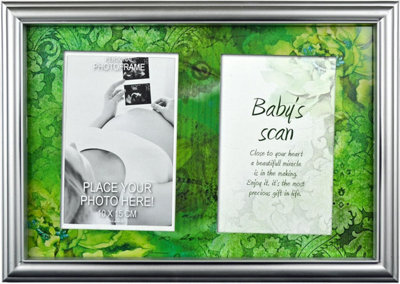 Personal Photo Frame With Stand Memory Picture Print Poem Wall Hanging Message Baby Scan