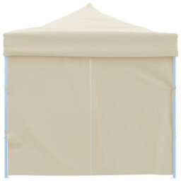 Walplus Folding Pop-Up Party Tent Garden Gazebo Canopy With 8 Sidewalls 3X9 M Cream - thumbnail 4