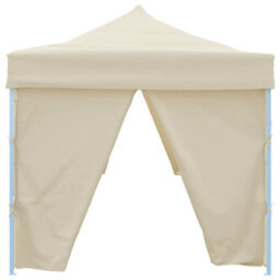 Walplus Folding Pop-Up Party Tent Garden Gazebo Canopy With 8 Sidewalls 3X9 M Cream - thumbnail 6