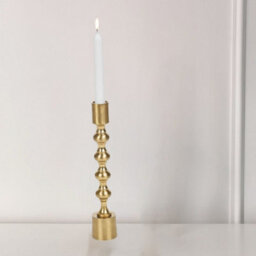 Urbn-Living Gold, Set Of 2 - Elegant Candlestick Holders - 23X6X6Cm - thumbnail 4