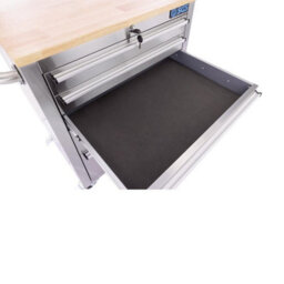 Sgs 26In Deluxe Roller Tool Cabinet, Stainless Steel, 5 Drawers, Sliders & Lock - thumbnail 5