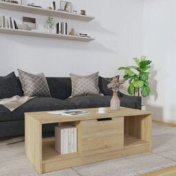 Berkfield Coffee Table Sonoma Oak 102X50X36 Cm Engineered Wood - thumbnail 1