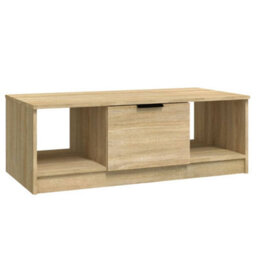 Berkfield Coffee Table Sonoma Oak 102X50X36 Cm Engineered Wood - thumbnail 2