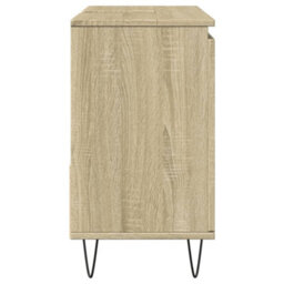 Berkfield Bathroom Cabinet Sonoma Oak 65X33X60 Cm Engineered Wood - thumbnail 4