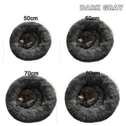 Alivio Dog Cat Bed, Anti Anxiety Washable Round Donut Shape Animal Bed - thumbnail 2