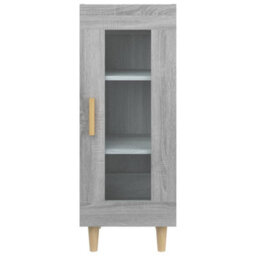 Berkfield Sideboard Grey Sonoma 34.5X34X90 Cm Engineered Wood - thumbnail 6