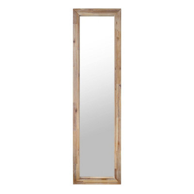 Statement Furniture Florence Large Rectangular Wall Mirror With Wooden Frame 45X165Cm - image 1