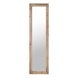 Statement Furniture Florence Large Rectangular Wall Mirror With Wooden Frame 45X165Cm - thumbnail 1